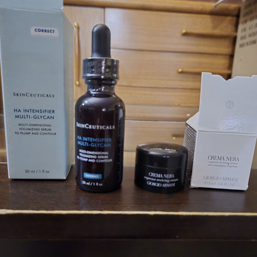Bundle SkinCeuticals HA Intensifier multi-glycan & Giorgio Armani Crema Nera